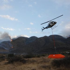 Trabajan en Saltillo para sofocar incendio en la Sierra de Zapalinamé1