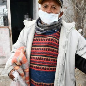 Agradecieron al alcalde por el apoyo en cobertores y despensas