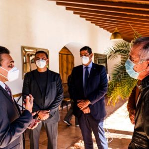 Continúa el alcalde gestionando a favor de la ciudadanía