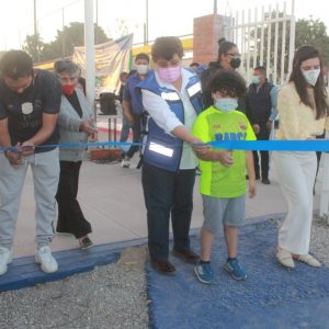 INAUGURAN PARQUE Y CANCHA 20 DE NOVIEMBRE