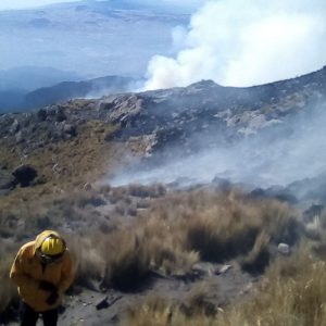 INCENDIO FORESTAL EN EL VOLCÁN IZTACCÍHUATL