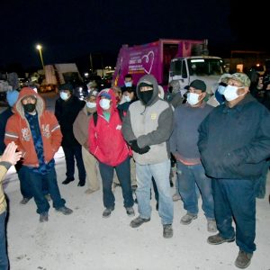 Trabajadores de Limpieza recibieron del alcalde una felicitación