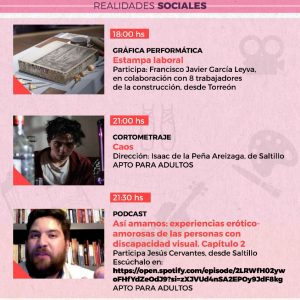 CULTURA COAHUILA DA A CONOCER ACTIVIDADES DE LA PRIMERA SEMANA DE ARTE RESILIENTE