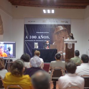 CULTURA COAHUILA INAUGURA EXPOSICIÓN Y PRESENTAN EL LIBRO A 100 AÑOS. ICONOGRAFÍA DE VENUSTIAN