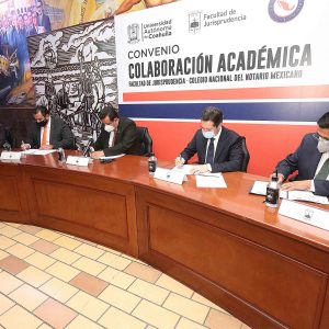Convenio de Colaboración Académica con el Colegio Nacional del Notariado Mexicano 1