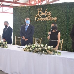 DAN EL SI 79 PAREJAS EN LAS BODAS COMUNITARIAS