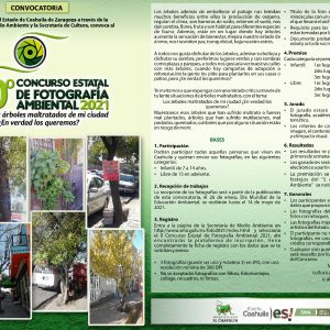 INVITA COAHUILA A PARTICIPAR EN CONCURSO DE FOTOGRAFÍA AMBIENTAL