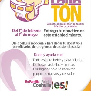 LANZA DIF COAHUILA CAMPAÑAS DE RECOLECCIÓN DE PAÑALES Y TAPITAS1