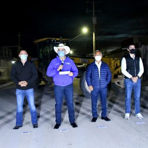 Obra de pavimentación en la ampliación las Flores