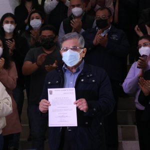 Rueda de Prensa con la Comisión Electoral del Consejo Universitario, para dar a conocer el resultado del Proceso de las Elecciones a Rector 3