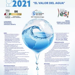 CONVOCA COAHUILA AL CONCURSO ESTATAL DE FOTOGRAFÍA DEL AGUA 2021