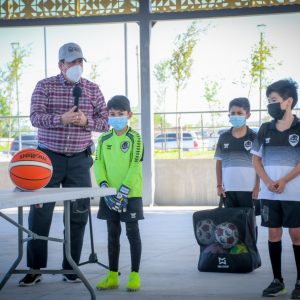 Inauguración de la unidad deportiva en colonia El Cenizo1