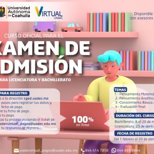 Aspirantes tienen Hasta el 20 de Abril para Inscribirse al Curso de Preparación para el Examen de Admisión1