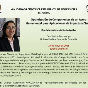 Cuarta Jornada Científico-Estudiantil de Geociencias1