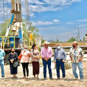 INICIA PERFORACIÓN DE NUEVO POZO DE AGUA PARA MADERO