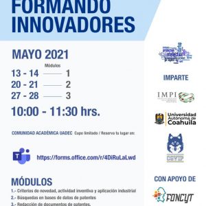 Impartirán en UAdeC el Ciclo de Talleres “Formando Innovadores”