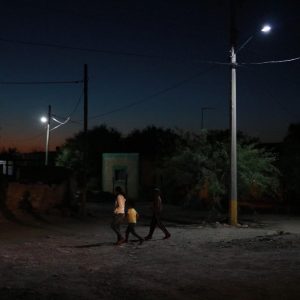 Inspección en el Ejido Huariche sobre luminarias para los ciudadanos