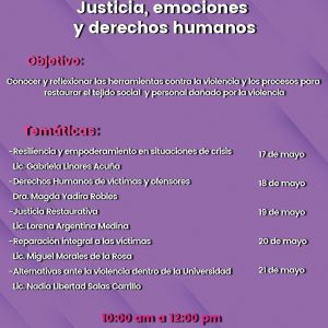 Participa en la UAdeC en el Taller “Justicia, Emociones y Derechos Humanos”1