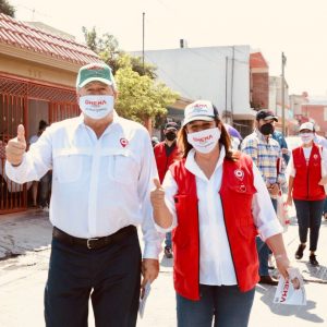 VA CHEMA FRAUSTRO POR MÁS COLONIAS PAVIMENTADAS