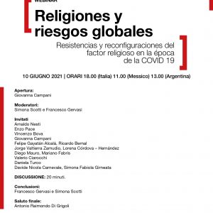 Participará Investigador de la FCC en el Webinar “Religiones y Riesgos Globales” de la Universidad
