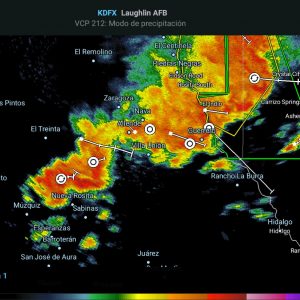 REPORTAN CAÍDA DE FUERTES LLUVIAS EN LA REGIÓN NORTE DE COAHUILA