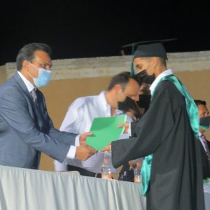 Alcalde acompañó a los alumnos del CBTa21 en su ceremonia de graduación