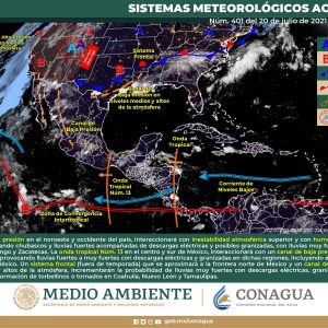 COAHUILA EN MONITOREO POR POTENCIAL DE LLUVIAS PUNTUALES FUERTES