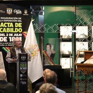 Inauguración de la exposición del Acta de Cabildo del 2 de julio de 1821