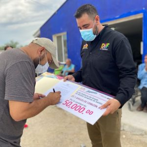 ENTREGA DIF COAHUILA DONATIVO A ASILO QUE BRINDA ASISTENCIA A ADULTOS MAYORES