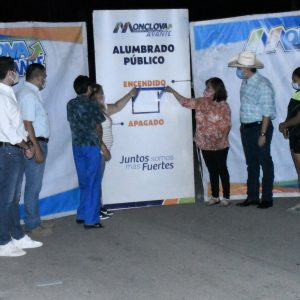 Entrega de obra de alumbrado es arte de transformación