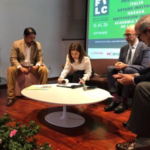 FIRMA CULTURA COAHUILA IMPORTANTES CONVENIOS CON EL INSTITUTO ITALIANO Y CON LA CANIEM