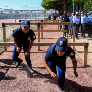 JZI inaugura pista de obstáculos para la formación en la Academia de Policía