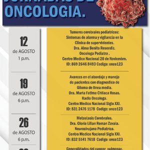 Participa en las Jornadas de Oncología de la Escuela de Medicina UAdeC Unidad Norte
