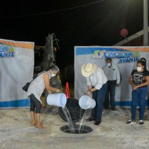 Entrega de obra de drenaje sanitario1