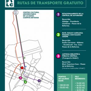 FERIA DEL LIBRO COAHUILA 2021 OFRECERÁ TRANSPORTE GRATUITO A SUS INSTALACIONES