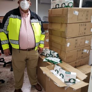 RECIBE SALUD COAHUILA DONACIÓN DE 10 MIL CUBREBOCAS KN95 DE FUNDACIÓN FERROMEX1