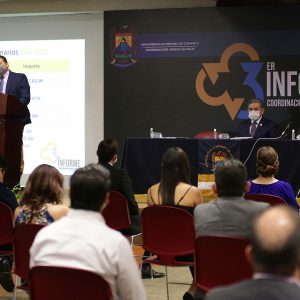 Rinde Coordinador de la Unidad Saltillo Tercer Informe de Actividades