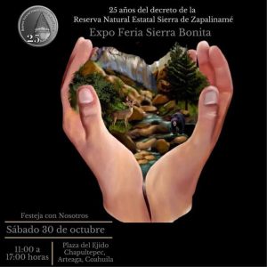CELEBRACIÓN DEL 25 ANIVERSARIO DEL DECRETO DE LA RESERVA NATURAL ESTATAL DE ZAPALINAMÉ