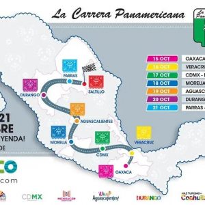 Carrera Panamericana pernoctará en el Pueblo Mágico de Parras