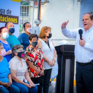 Entrega alcalde Claudio Bres pavimentaciones en la colonia Buenos Aires1