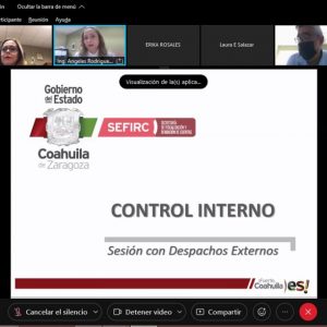 SEFIRC COAHUILA CAPACITA A DESPACHOS EXTERNOS EN CONTROL INTERNO