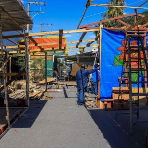 Arranca instalación del Mercadito Navideño en el Centro de Torreón1