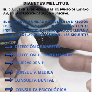 INVITAN A PARTICIPAR EN FERIA DE LA SALUD EL 18 DE NOVIEMBRE1