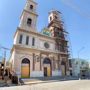 Restauración de Iglesia de San Juan Bautista lleva 70 % Obras Públicas1