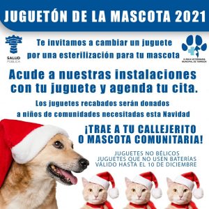 Salud Municipal anuncia “Juguetón de la mascota 2021”1