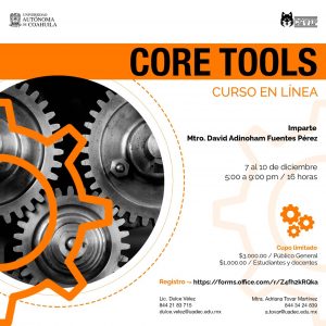 Capacítate con el Curso en Línea “CORE TOOLS”