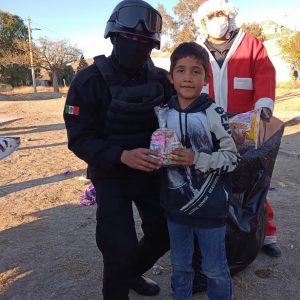 Elementos de Seguridad Pública Municipal visitaron el Ejido El Durazno