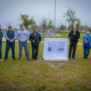 Nombran espacio deportivo en El Cenizo en honor al Profesor Antonio Martínez