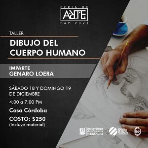 Participa en los Talleres y Charlas que se Realizarán Durante la “Feria de Arte EAP 2021”