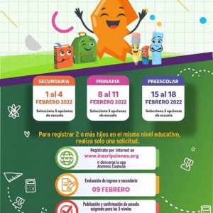 EN FEBRERO PREINSCRIPCIONES PARA NIVEL BÁSICO DE EDUCACIÓN EN COAHUILA1